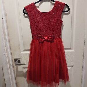 Speechless Red Kids Dress with Bow